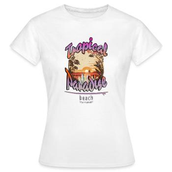 Sommerferien Surfparadies aktuell - Frauen T-Shirt - Weiß - Vorne - AI Model Female 172 dark (172cm)