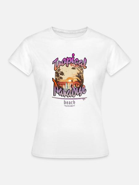 Sommerferien Surfparadies aktuell - Frauen T-Shirt - Weiß