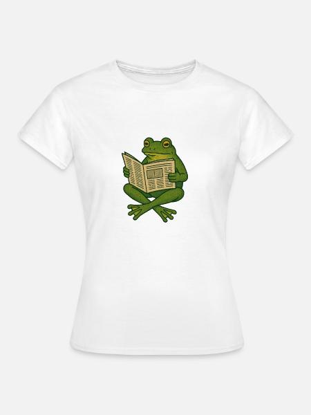 Frosch - Frauen T-Shirt - Weiß