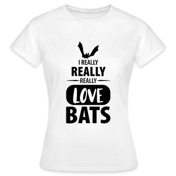 Bat Bats - Women's T-Shirt - white - Front - AI Model Female 172 dark (172cm)