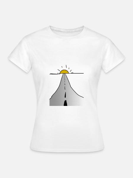 Strasse - Frauen T-Shirt - Weiß