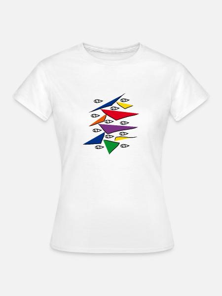 Beobachtung - Frauen T-Shirt - Weiß