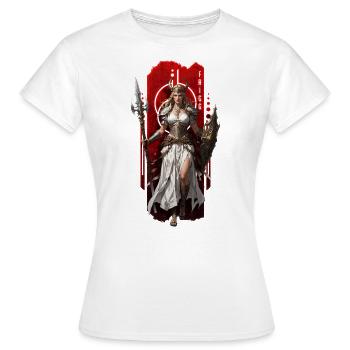 Frigg, souverain d’Asgard - T-shirt Femme - blanc - Devant - AI Model Female 172 dark (172cm)
