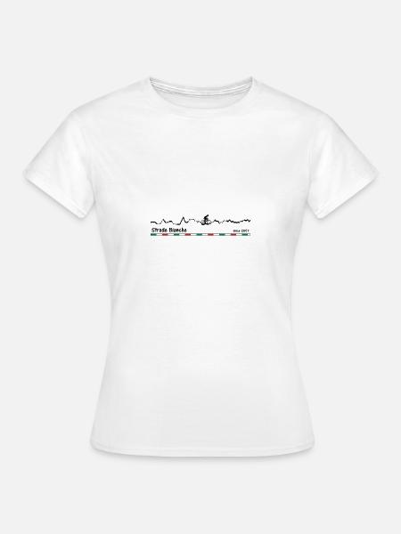 Strade Bianche - Frauen T-Shirt - Weiß