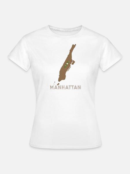 NYC Manhattan Pride - Frauen T-Shirt - Weiß