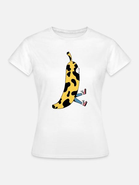  Süße Banane  - Frauen T-Shirt - Weiß