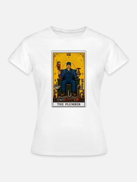 Klempner | Sanitär Beruf Tarot - Frauen T-Shirt - Weiß