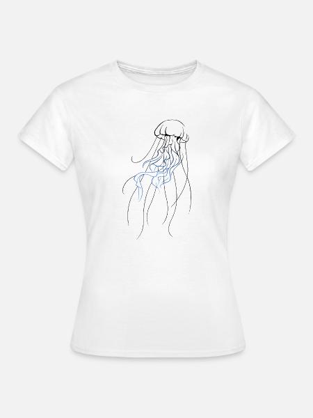 Design Jellyfish - Frauen T-Shirt - Weiß