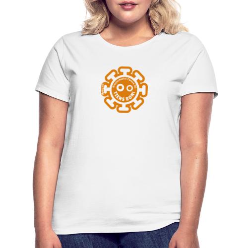 Corona Virus #restecheztoi orange - Camiseta mujer