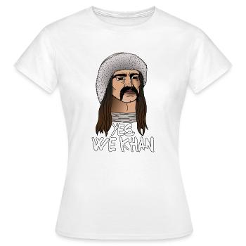 Yes, we Khan ! - T-shirt Femme - blanc - Devant - AI Model Female 172 dark (172cm)