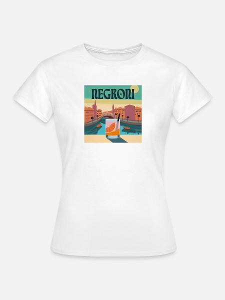 negroni - Frauen T-Shirt - Weiß