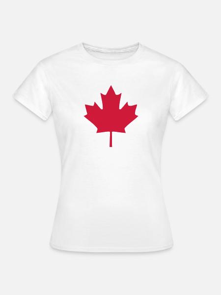 Kanada Canada Ahorn - Frauen T-Shirt - Weiß