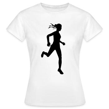Cross country female de - Frauen T-Shirt - Weiß - Vorne - AI Model Female 172 dark (172cm)