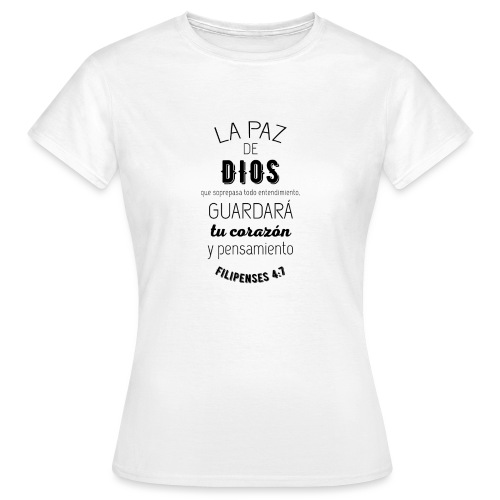 PAZ - Camiseta mujer