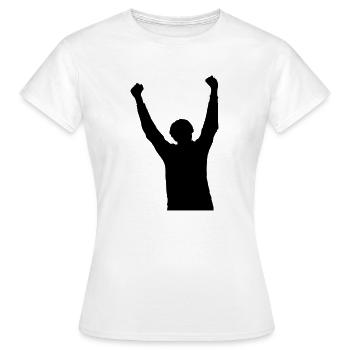 Homme jubilé - T-shirt Femme - blanc - Devant - AI Model Female 172 dark (172cm)