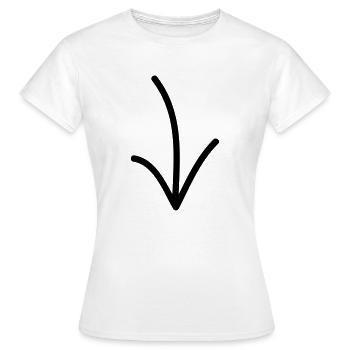 Das Kind bin ich! - Frauen T-Shirt - Weiß - Vorne - AI Model Female 172 dark (172cm)