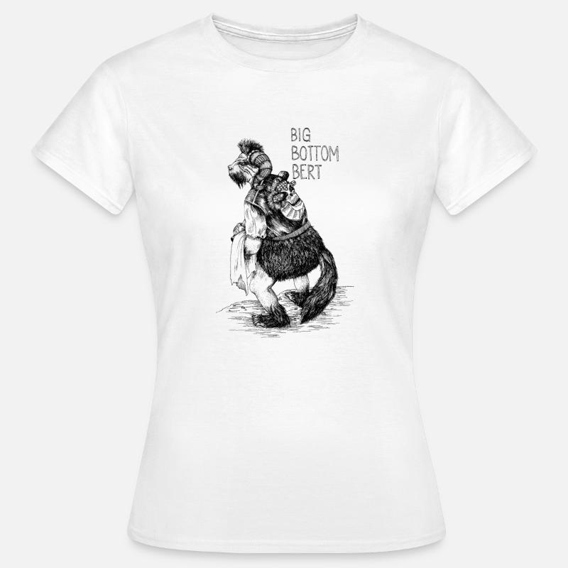 Big Bottom Bert - Women's T-Shirt - white