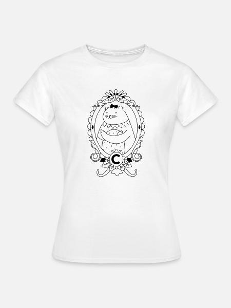 C is for Cats Katzen - Frauen T-Shirt - Weiß