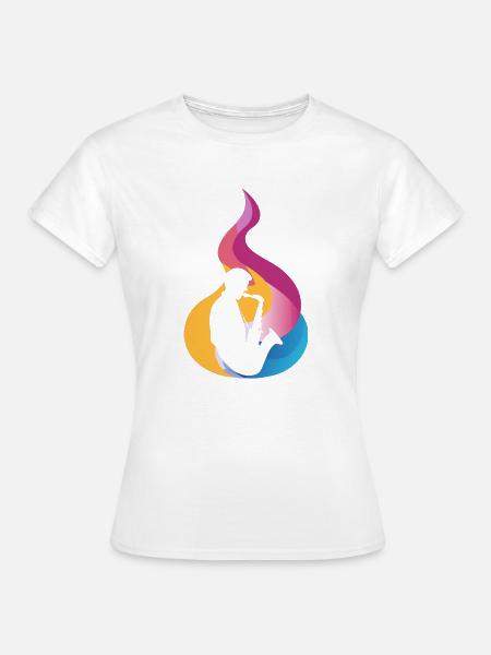 Blasinstrument Jazz - Frauen T-Shirt - Weiß