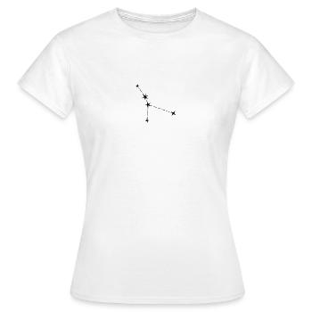 Horoscope du zodiaque du cancer - T-shirt Femme - blanc - Devant - AI Model Female 172 dark (172cm)