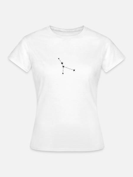 Krebs Sternzeichen Horoskop - Frauen T-Shirt - Weiß