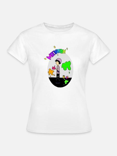 Motivierter Sprayer - Frauen T-Shirt - Weiß