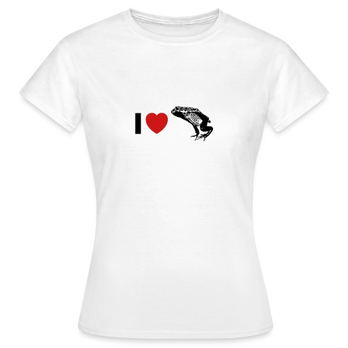 I ❤️ Pfeilgiftfrosch - Frauen T-Shirt