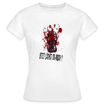 Prepper Überleben Katastrophe Krise Weltuntergang - Frauen T-Shirt - Weiß - Vorne - AI Model Female 172 dark (172cm)