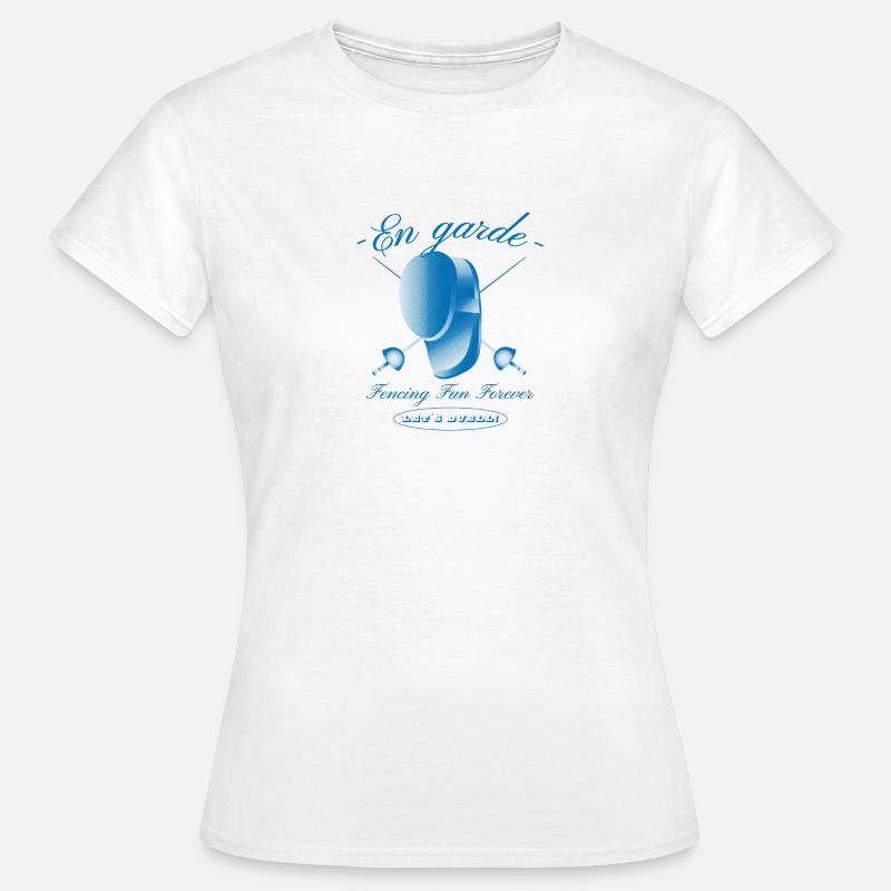 Fechten - Frauen T-Shirt - Weiß