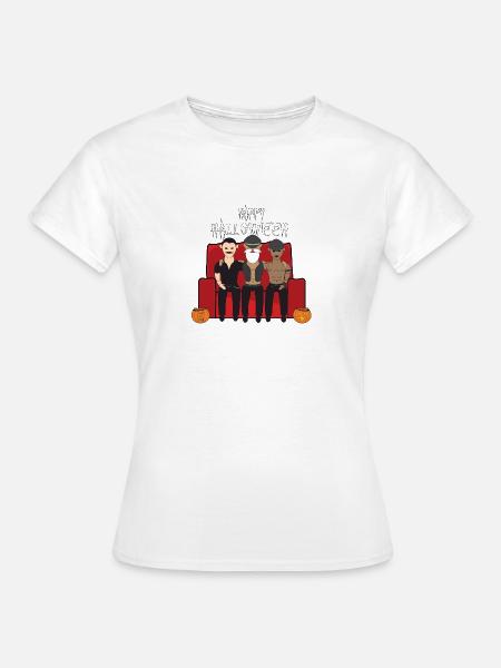 Fröhliches Halloween - Frauen T-Shirt - Weiß