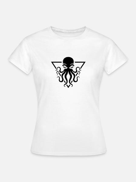 cthulhu danger - Frauen T-Shirt - Weiß
