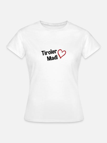 Tyrolean Madl - Women's T-Shirt - white