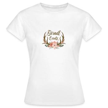 Dirndl Replacement Bayern Gift - Women's T-Shirt - white - Front - AI Model Female 172 dark (172cm)