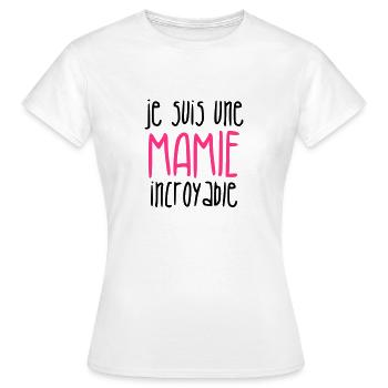 Großmütter / Oma / Mami / Großmutter / Mamy - Frauen T-Shirt - Weiß - Vorne - AI Model Female 172 dark (172cm)