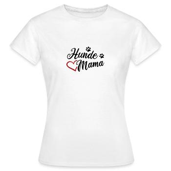 Hundemama Hunde Hundebesitzerin Geschenk - Frauen T-Shirt - Weiß - Vorne - AI Model Female 172 dark (172cm)