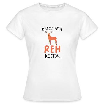 Das ist mein Reh Kostüm - Frauen T-Shirt - Weiß - Vorne - AI Model Female 172 dark (172cm)