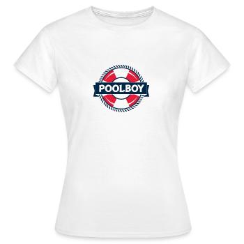Sauveteur cadeau garçon sauveteur piscine - T-shirt Femme - blanc - Devant - AI Model Female 172 dark (172cm)