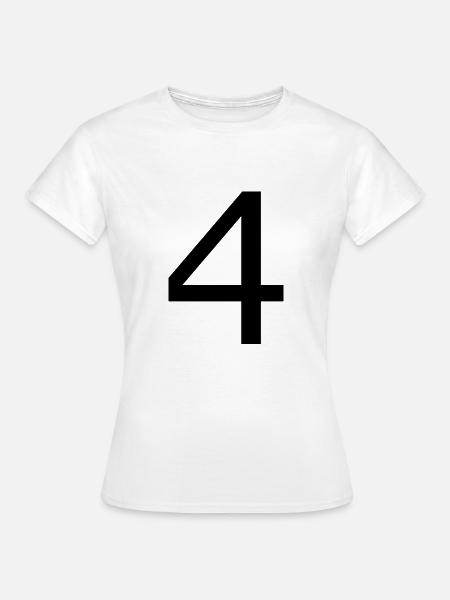 4 - Frauen T-Shirt - Weiß