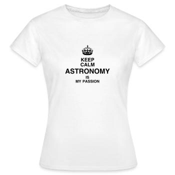 Astronomie / Astronome / Astronomy / Astronomer - T-shirt Femme - blanc - Devant - AI Model Female 172 dark (172cm)
