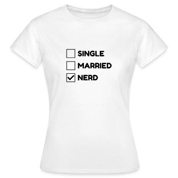 Geek Game Gaming Nerd Gamer Computer Joueur - Women's T-Shirt - white - Front - AI Model Female 172 dark (172cm)