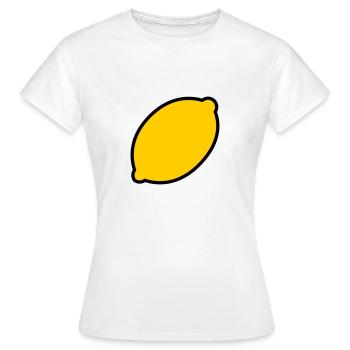 Lemon - Women's T-Shirt - white - Front - AI Model Female 172 dark (172cm)