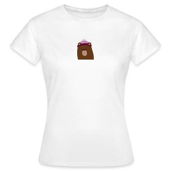Baer - Frauen T-Shirt - Weiß - Vorne - AI Model Female 172 dark (172cm)