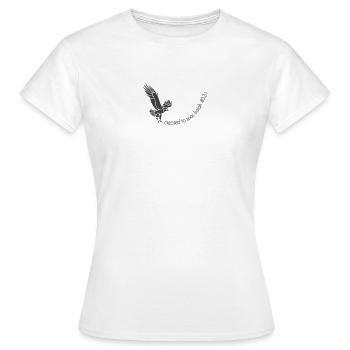 Christliches Design geschaffen, um Jesaja 40:31 zu schweben - Frauen T-Shirt - Weiß - Vorne - AI Model Female 172 dark (172cm)