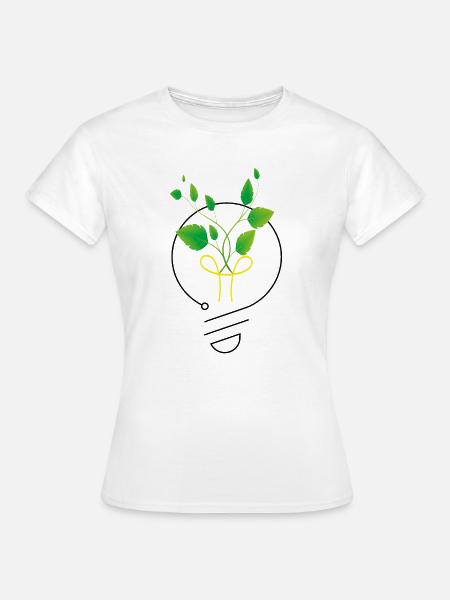 Sei das Licht - Frauen T-Shirt - Weiß