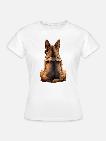 Deutscher Schäferhund - Frauen T-Shirt - Weiß
