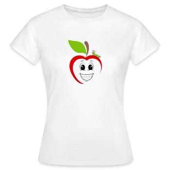apple trees apple - Women's T-Shirt - white - Front - AI Model Female 172 dark (172cm)