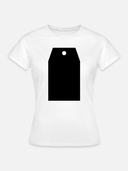 Geschenkanhänger - Frauen T-Shirt - Weiß