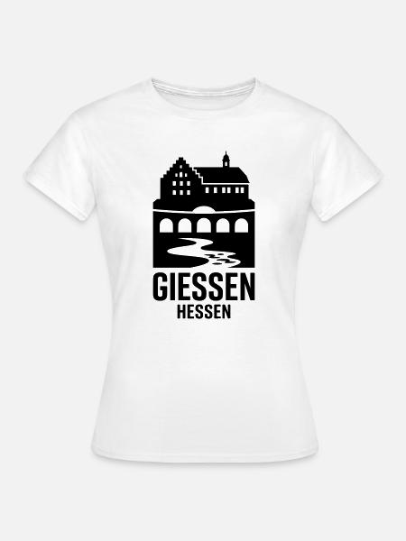 Giessen Hessen - Frauen T-Shirt - Weiß