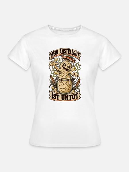 Untotes Anstellgut - Frauen T-Shirt - Weiß