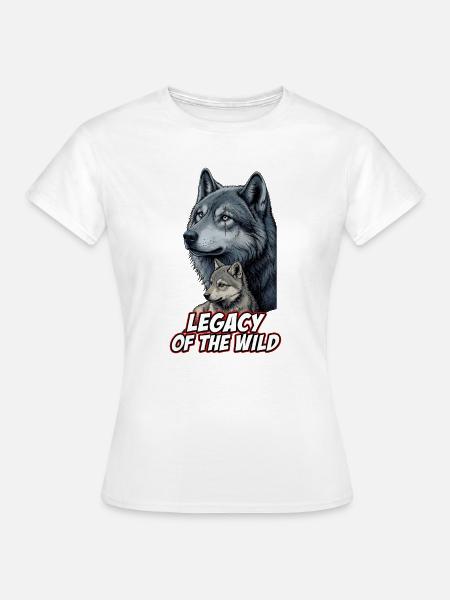 Wildwölfe Vermächtnis - Frauen T-Shirt - Weiß